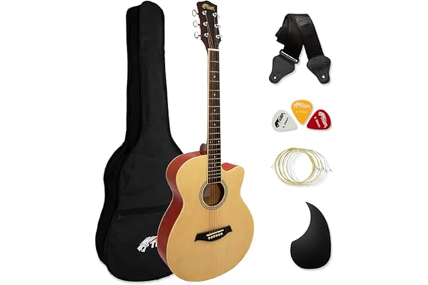 tiger 木吉他,具有缺口